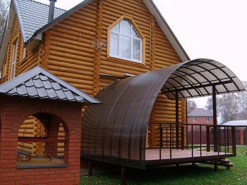 Как сделать удобный и практичный навес - варианты и разновидности с фото и описанием этапов монтажа